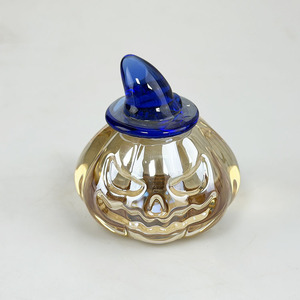 Figuras <span class=keywords><strong>de</strong></span> Cristal K9 al por Mayor, Calabaza Espeluznante con Sombrero <span class=keywords><strong>de</strong></span> Bruja, Adornos <span class=keywords><strong>de</strong></span> Cristal para Halloween, Juego Surtido - Product Image 6
