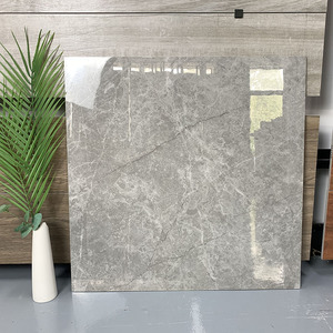 Giá tốt nhất carreaux de Sol 60x60 cao Glossy tráng men màu xám đánh bóng Sứ sàn tường gạch phòng khách - Product Image 3