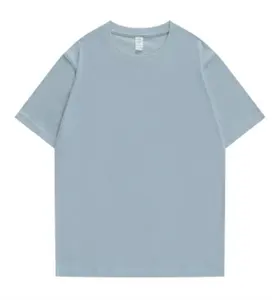 Hand Tear Label European Size High Quality 100%Cotton Custom T Shirt For Men Blank Heavyweight T Shirt Printing Women's T-shirts