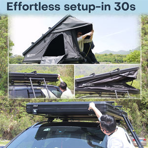 Camping 2-persoons dak tenten aluminium auto 4x4 dak tent harde schaal kleine tenten voor evenementen - Product Image 6
