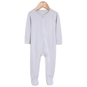100% Bamboo Fabric pajamas romper zipper Kids pajamas soft wholesale <strong>clothing</strong> - Product Image 1