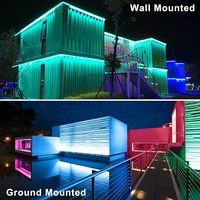 Lumière LED RVB CW WW Smart Wall Washer APP Télécommande Mariage Église Scène DJ Dimmable Étanche Extérieur RVB