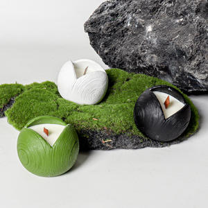 Modern Simple Coconut Wax Empty Cup Container DIY Handmade <b>Scented</b> <b>Candle</b> Diffused Spar Essential Oil Home Decoration Christmas - Product Image 3