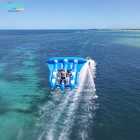 Bateau banane gonflable pour adultes, poisson volant gonflable, équipement d'attractions aquatiques