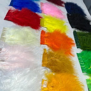 Garniture de plumes d'<span class=keywords><strong>autruche</strong></span>, <span class=keywords><strong>prix</strong></span> moins cher, pelucheux pour fête, Festival, teinte d'<span class=keywords><strong>autruche</strong></span> - Product Image 3