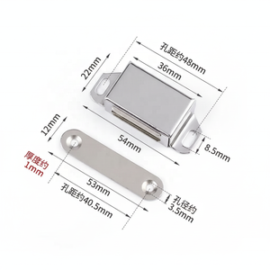 Modern Stainless Steel Magnetic <strong>Door</strong> <strong>Catch</strong> and Drawer Latch Hardware for Kitchen Cupboard or Cabinet Magnet - Product Image 6
