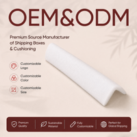 Protecteur d'angle en mousse EPE absorbant les chocs, taille personnalisée, protecteur de bord en coton perlé pour l'emballage