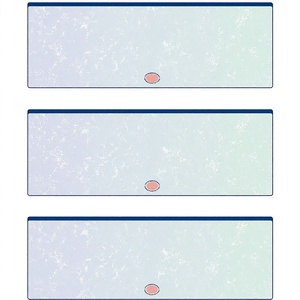 Papier de sécurité filigrané de haute qualité en lin personnalisé, résistant à l'humidité, avec impression offset double code sur papier bond en coton Ouate - Product Image 2