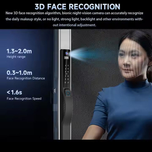 Tysh thông minh tuya Wifi App khóa thời gian thực Video intercom thẻ Mã Vân Tay Cọ 3D nhận dạng khuôn mặt đám mây lưu trữ dữ liệu tùy chọn - Product Image 6