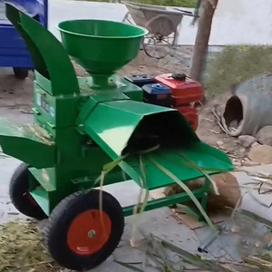 جديد علف حيوانات كهربائي مع محرك ديزل قش الذرة قاطعة قش الذرة مفرمة سيلاج - Product Image 3