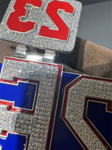 Collar con Colgante de Diamante Moissanite VVS en Plata de Ley, Personalizado OEM/ODM para Hombre y Mujer - Product Image 3