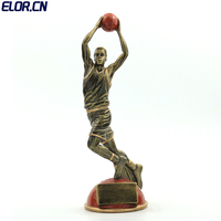 Trophée de basket-ball en résine Elor, premier prix, cadeau de jeu, support, lot mixte, prix de gros, bel aspect