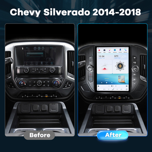 Écran de lecteur DVD <span class=keywords><strong>radio</strong></span> Android 13 de style Tesla de 12,1 pouces pour GMC Sierra Chevrolet Silverado 2014-2018 QLED CarPlay DSP 4G GPS - Product Image 4