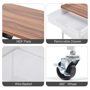 Service OEM/ODM <span class=keywords><strong>bureau</strong></span> dépôt 3 niveaux utilitaire chariot roulant organisateur chariot utilitaire <span class=keywords><strong>de</strong></span> stockage avec tiroirs - Product Image 6