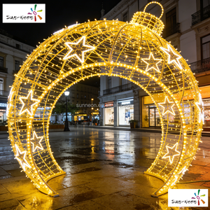 Luz LED en forma de bola, luces LED redondas para bodas, bola de luz LED personalizada, adornos navideños - Product Image 3