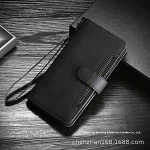 Étui en cuir de carte multifonction de haute qualité pour <span class=keywords><strong>iPhone</strong></span> <span class=keywords><strong>13</strong></span> Pro Max 14 Plus <span class=keywords><strong>13</strong></span> Pro 8 Plus étui de protection pour téléphone portable fendu - Product Image 1