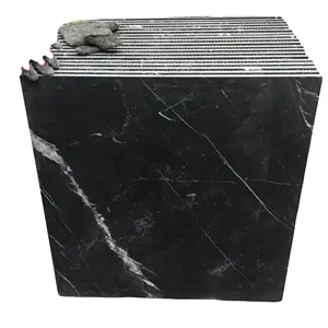 nero marquina natural marble hotel villa indoor and outdoor decoration stone materials marble table panel