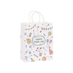 Wholesale Customizable Style and Printing HD Quality Cheap Cartoon Watermelon Candy Food Tote Kraft Paper Text Paper <b>Bag</b> - Product Image 1