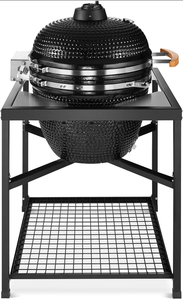 Fabricant SEB Kamado - <span class=keywords><strong>Barbecue</strong></span> hybride au charbon de bois de 18 pouces - <span class=keywords><strong>Barbecue</strong></span> en céramique classique avec îlots - Product Image 1