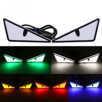 Feu de Conduite LED, Feu de Plaque d'Immatriculation, Feu d'Avertissement Triangulaire, Feu Clignotant Effet Œil de Diable, Étanche IP68, 12V 5W, Certifié CE, Lumière Décorative