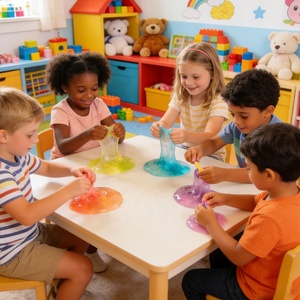 Fabricant de slime en gros – <span class=keywords><strong>Kit</strong></span> de slime coloré au beurre, 6 paquets de 5 oz, à séchage à l'air, amusant, pour enfants, avec breloques décoratives en forme de fruits - Product Image 6