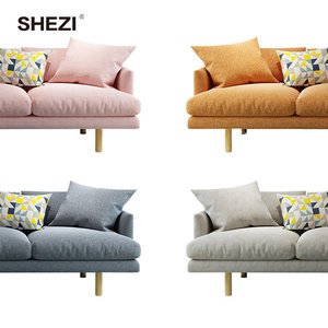 Shezi Hot Bán Hiện Đại Thiết Kế Đơn Giản Sofa Đồ Nội Thất Phòng Khách Vải Phòng Chờ Ngồi Có Thể Ngả 3 + 2 + 1 + Chỗ Ngồi Sofa - Product Image 6