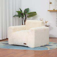 Canapé-lit japonais moderne personnalisable en mousse haute densité, fauteuil pouf de bureau, canapé compressé amovible et lavable