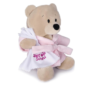 Orsacchiotto di Peluche di Alta Qualità 'Guoca Presto' con Accappatoio, Morbido e Confortevole, Regalo per Bambini in Recupero Post-Operatorio - Product Image 2