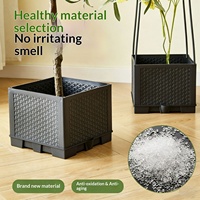 P465 Bac de culture pour plantes grimpantes, pot combiné extérieur pour balcon, pot de culture de légumes, bac de plantation pour plantes vertes