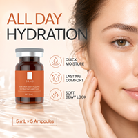 DRHG Nouvelle Ampoule Revitalisante et Hydratante pour la Peau 5ml 5 Flacons Sérum Facial Hydratant à l'Hyaluronate de Sodium