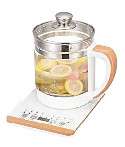 2024 Hot Selling Intelligent Glass Electric Kettle 18 in 1 Health Pot with Temperature Control Tea 360 Degree Rotation Base