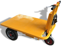 Carros de mano eléctricos de tres ruedas para sitios de construcción, camiones de superficie plana, tolvas de cenizas, equipo de manejo de materiales de colocación de ladrillos