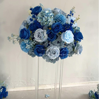 H23 Centres de Table Floraux en Soie Personnalisables pour Mariage, Décoration de Table Faux, Boule de Fleurs Artificielles Roses