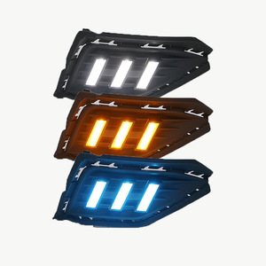 ไฟ LED สำหรับวิ่งกลางวัน ไฟตัดหมอก 12V สำหรับรถยนต์ Volkswagen Jetta ปี 2017-2019 วัสดุ ABSPC กันน้ำอย่างดี - Product Image 1