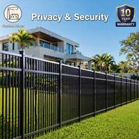 Valla Metálica de Acero Galvanizado de Alta Seguridad para Privacidad Residencial y Seguridad Perimetral Comercial, con Recubrimiento Decorativo en Polvo