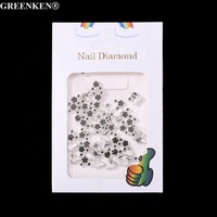 Meilleures ventes Décoration d'ongle mignonne Papillon Coeur Cataire Eau Diamant Charmes pour ongle Résine Strass pour ongle