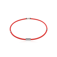 Collier d'ions négatifs en silicone Collier en acier au titane Usine quantique Bijoux personnalisés Pendentif intégré en silicone
