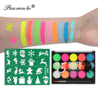 Pochoirs de tatouage pour peinture sur visage en PVC auto-adhésifs non toxiques personnalisés, pochoirs de peinture DIY