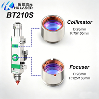 Ensemble de lentilles de collimation HXLASER D28 F75 F100 F125 F150, ensemble de lentilles de mise au point 1064nm pour tête de découpe laser Raytools BT210 BT210S