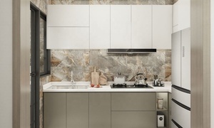 מקצועי מקורה ספק מוצר יוקרה מטבח ארון מודרני עיצוב מותאם אישית ארון מטבח עם אביזרים - Product Image 5