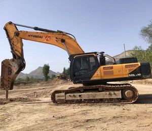 รถขุดหนักมือสอง Hyundai 520L-9VS พร้อมหัวเจาะ สำหรับงานก่อสร้าง รถขุด Hyundai 520L-9VS มือสองขาย - Product Image 1
