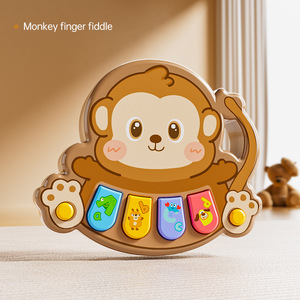 Boîte à musique portable en forme de piano, jouet mignon en forme d'animaux de dessin animé, instrument de percussion en gros - Product Image 4