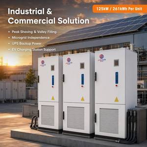 Cooling 125kW 261kWh Cabinet 314Ah High Voltage Battery Industrial Commercial <b>Energy</b> <b>Storage</b> <b>System</b> CE - Product Image 6