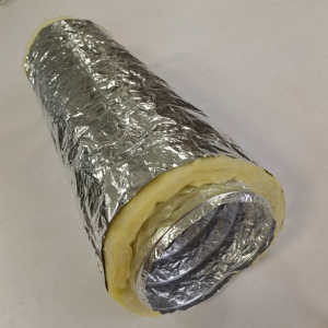 Silencieux de conduit flexible en aluminium <span class=keywords><strong>semi</strong></span>-rigide de qualité supérieure de 6 pouces pour la ventilation des gymnases afin de réduire le bruit - Product Image 1