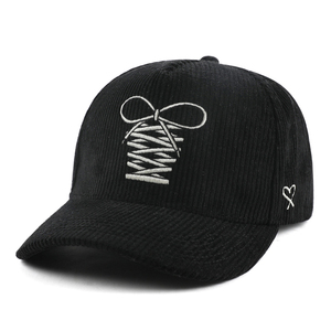 Casquette de baseball en velours côtelé de haute qualité personnalisée, Gorras, logo brodé en 3D, casquette de baseball à fermeture snapback pour homme - Product Image 3