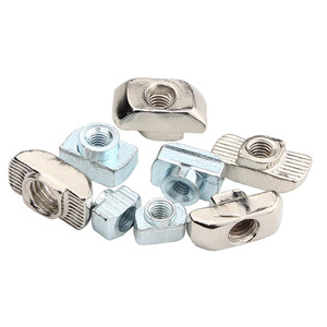 Écrous à rainure en T de haute qualité Écrous à billes à ressort 2020 <span class=keywords><strong>3030</strong></span> 4040 4545 Écrous en T à ressort avec bille chargée M8 - Product Image 2