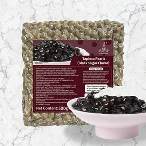 Perlas de Tapioca Redondas Marrones de Alta Calidad para Té, Postres de Burbujas, Marca Zonegoing, 900g - Product Image 3