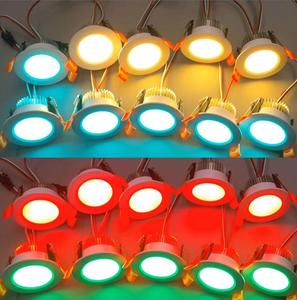 Spot LED de plafond RVB adressable, lampe encastrée à contrôle SPI WS2811 pour éclairage d'ambiance KTV et clubs - Product Image 4