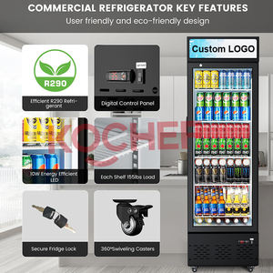 <span class=keywords><strong>Vetrina</strong></span> Refrigerata Verticale Commerciale per Cola con Porta in Vetro, Espositore per Bevande - Product Image 2