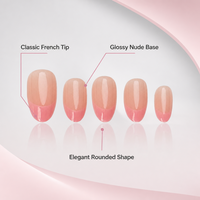 Y108 Kaixin – Kit d'ongles artificiels réutilisables courts en amande, pour la maison, couleur magenta violet, style français, fournitures pour ongles artificiels